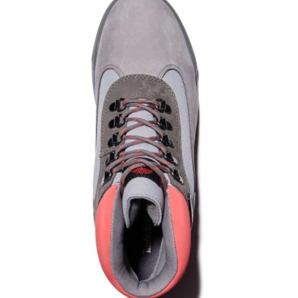 Timberland Field Waterproof Mid Boots - Grey Nubuck - Picture 2 of 4